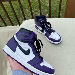 Jordan 1 Retro High Court Purple White